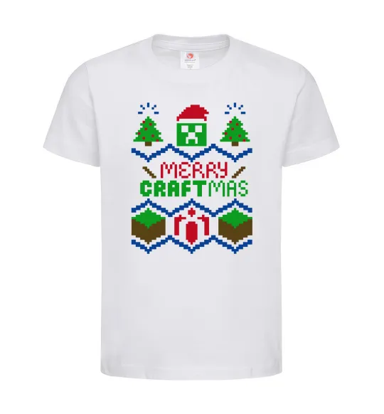 Дитяча футболка Сraftmas Білий фото