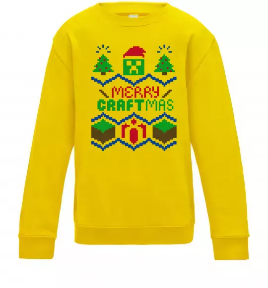Детский Свитшот Сraftmas Солнечно желтый фото