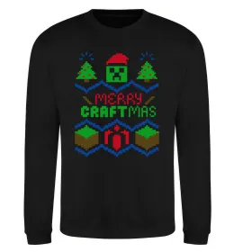 Світшот Сraftmas Чорний фото