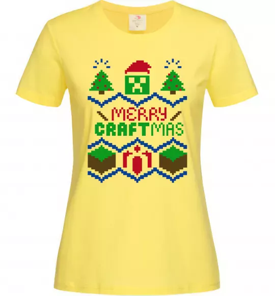 Жіноча футболка Сraftmas Лимонний фото