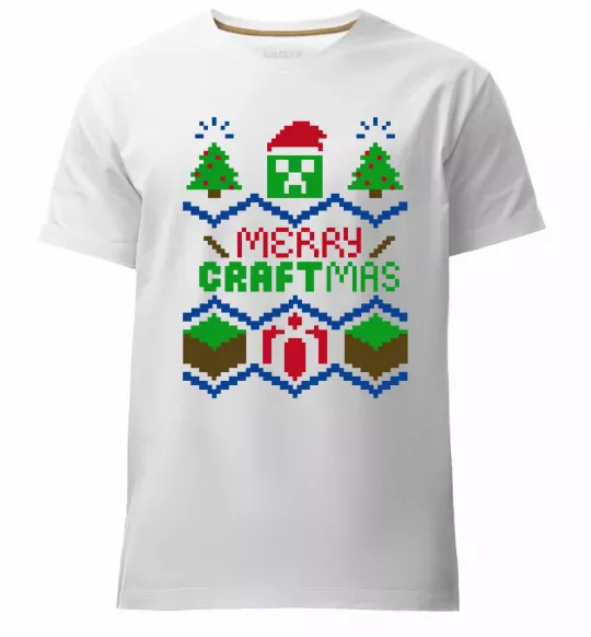 Чоловіча преміум футболка Сraftmas Білий фото