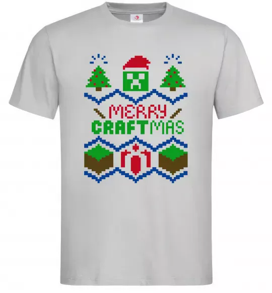 Мужская футболка Сraftmas Серый фото
