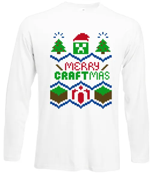 Лонгслив Сraftmas Белый фото