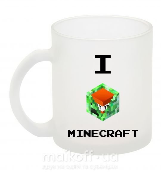 Чашка скляна I tnt minecraft Фроузен фото