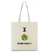 Еко-сумка I tnt minecraft Бежевий фото