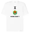 Футболка Оверсайз I tnt minecraft Белый фото