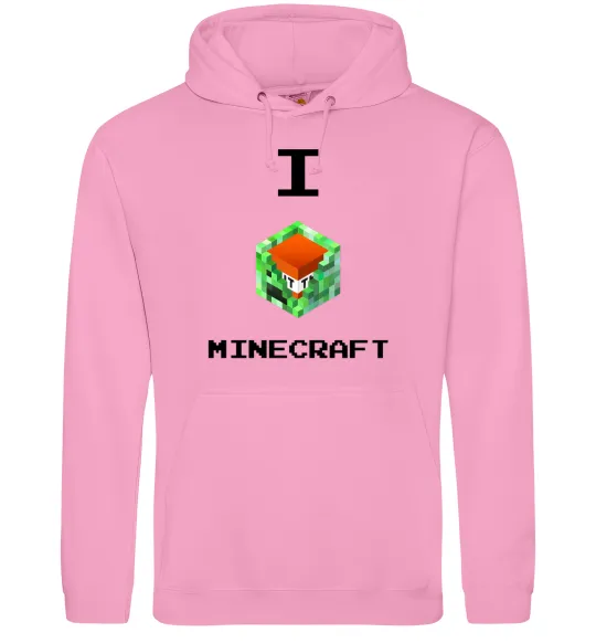 Жіноча толстовка (худі) I tnt minecraft Рожевий фото