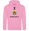 Жіноча толстовка (худі) I tnt minecraft Рожевий Жіноча толстовка (худі) I tnt minecraft Рожевий фото