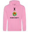 Мужская толстовка (худи) I tnt minecraft Розовый Мужская толстовка (худи) I tnt minecraft Розовый фото