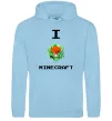 Мужская толстовка (худи) I tnt minecraft Голубой Мужская толстовка (худи) I tnt minecraft Голубой фото