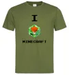 Мужская футболка I tnt minecraft Оливковый Мужская футболка I tnt minecraft Оливковый фото