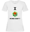 Жіноча футболка I tnt minecraft Білий Жіноча футболка I tnt minecraft Білий фото
