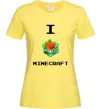 Жіноча футболка I tnt minecraft Лимонний Жіноча футболка I tnt minecraft Лимонний фото