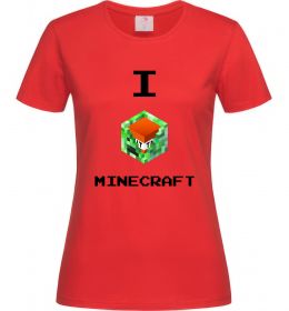 Жіноча футболка I tnt minecraft Жіноча футболка I tnt minecraft