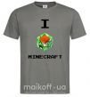 Мужская футболка I tnt minecraft Графит фото