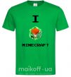 Чоловіча футболка I tnt minecraft Зелений фото