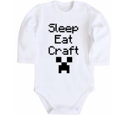 Дитячий бодік Sleep eat craft