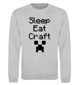 Свитшот Sleep eat craft