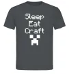 Чоловіча футболка Sleep eat craft Графіт Чоловіча футболка Sleep eat craft Графіт фото