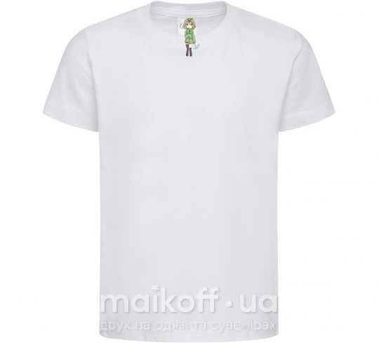 Дитяча футболка Крипер аниме майнкрафт Білий фото