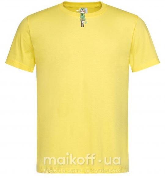 Мужская футболка Крипер аниме майнкрафт Лимонный фото