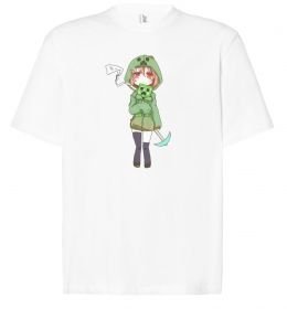 Футболка Оверсайз Кріпер аніме майнкрафт