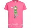 Детская футболка Крипер аниме майнкрафт Ярко-розовый фото