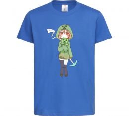 Детская футболка Кріпер аніме майнкрафт