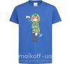 Дитяча футболка Крипер аниме майнкрафт Яскраво-синій фото