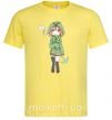 Мужская футболка Крипер аниме майнкрафт Лимонный фото