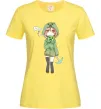 Женская футболка Кріпер аніме майнкрафт Лимонный Женская футболка Кріпер аніме майнкрафт Лимонный фото