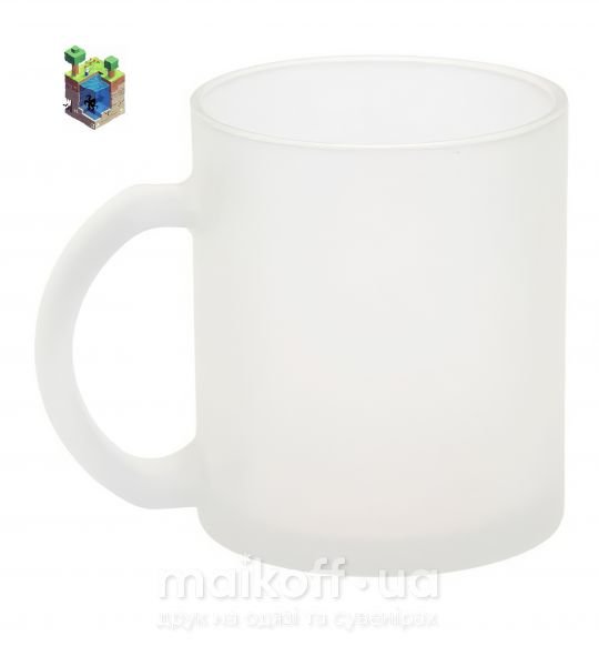 Чашка скляна Майнкрафт мир Фроузен фото