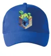 Кепка Світ майнкрафт Ярко-синий Кепка Світ майнкрафт Ярко-синий фото