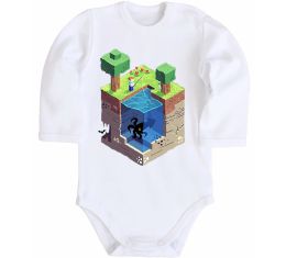 Дитячий бодік Світ майнкрафт