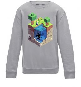 Дитячий світшот Світ майнкрафт