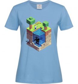 Женская футболка Світ майнкрафт