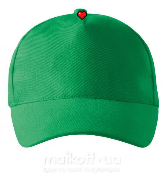Кепка Майнкрафт сердце Зеленый фото