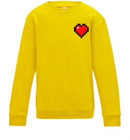 Детский Свитшот Майнкрафт серце