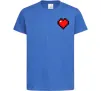 Дитяча футболка Майнкрафт серце Яскраво-синій Дитяча футболка Майнкрафт серце Яскраво-синій фото