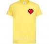 Дитяча футболка Майнкрафт сердце Лимонний фото