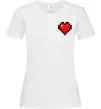 Женская футболка Майнкрафт серце Белый Женская футболка Майнкрафт серце Белый фото