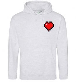 Жіноча толстовка (худі) Майнкрафт серце