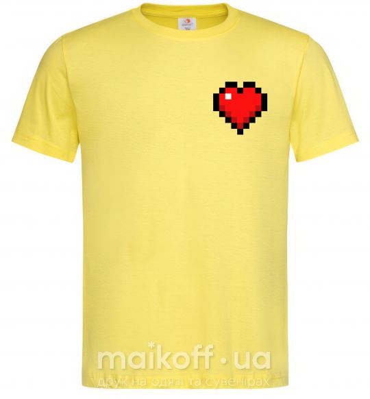 Чоловіча футболка Майнкрафт сердце Лимонний фото