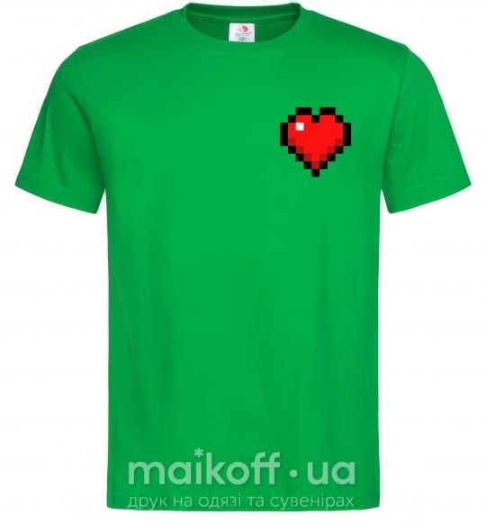 Чоловіча футболка Майнкрафт сердце Зелений фото