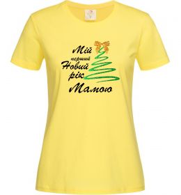 Жіноча футболка Мій перший Новий Рік Мама