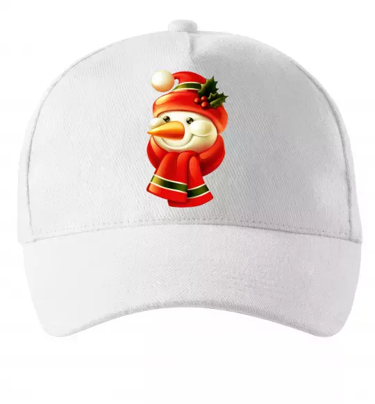 Кепка Сніговик новорічний Белый фото