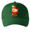 Кепка Сніговик новорічний Темно-зеленый фото