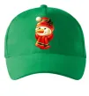 Кепка Сніговик новорічний Зеленый фото