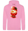 Женская толстовка (худи) Сніговик новорічний Розовый фото
