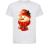Дитяча футболка Сніговик новорічний Білий фото